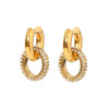 Luxe Radiance Hoop Earrings