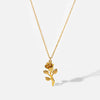 18K Eternal Rose Necklace