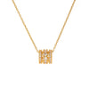 Radiant Barrel Necklace