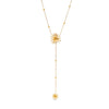 Sunlit Glow Lariat Necklace