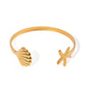 18K Ocean Treasure Cuff