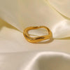 Golden Wave Ring