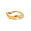 Golden Wave Ring