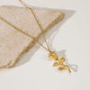 18K Eternal Rose Necklace