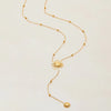 Sunlit Glow Lariat Necklace